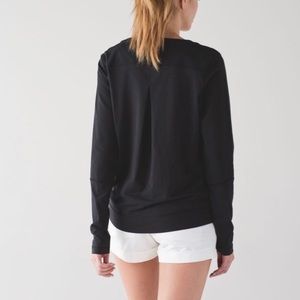 Lululemon “Belle” long sleeve (Black, Small)